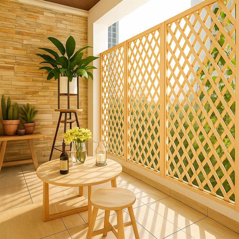 GRATA IN LEGNO 90X180H CM