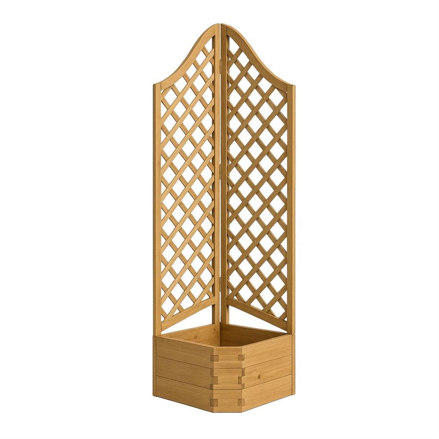 SEPARE' ANGOLARE CON FIORIERA 68X48X158H CM