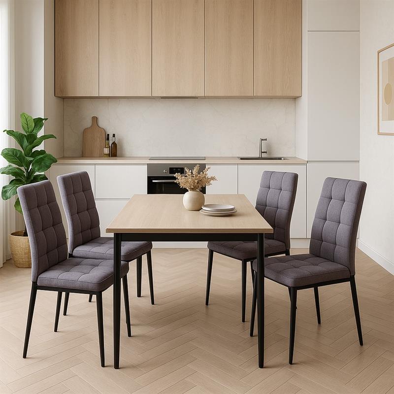 MILANO SEDIA 4PCS GRIGIO SCURO G064-30