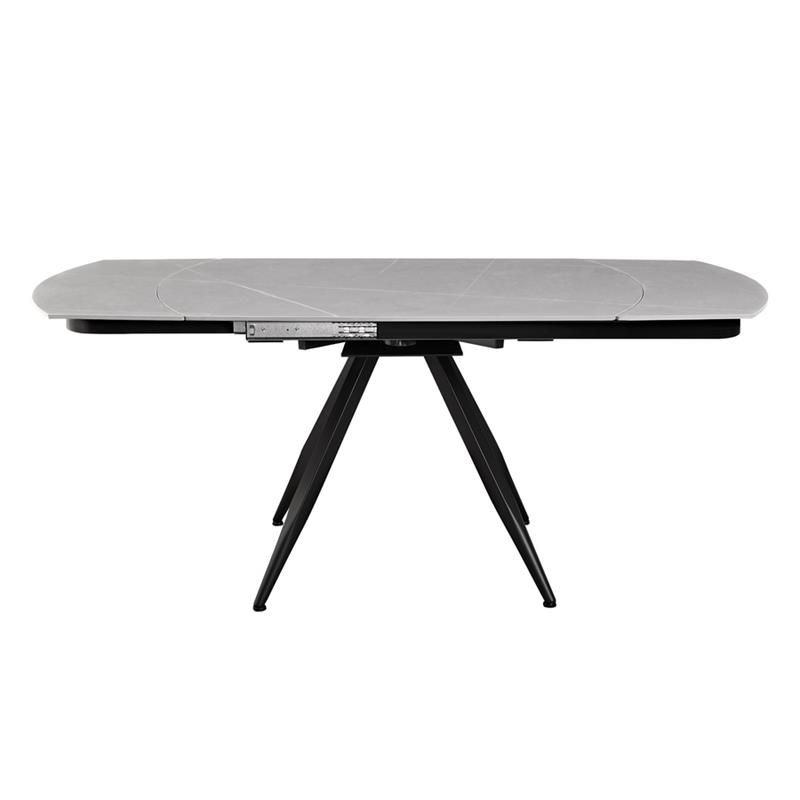 CASSIE TAVOLO EXTEN TOP CERAMICA GRIGIO 120-180X88X76 CM