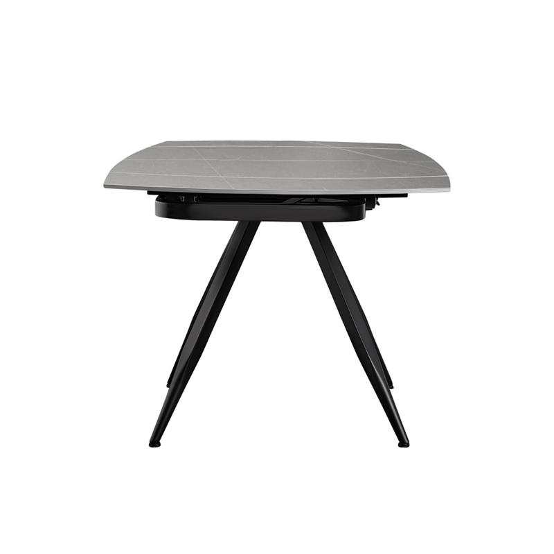 CASSIE TAVOLO EXTEN TOP CERAMICA GRIGIO 120-180X88X76 CM