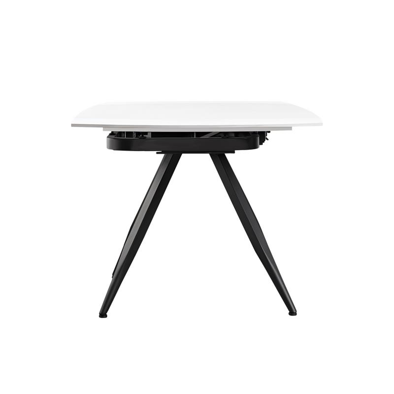 CASSIE TAVOLO EXTEN TOP CERAMICA CREMA 120-180X88X76 CM