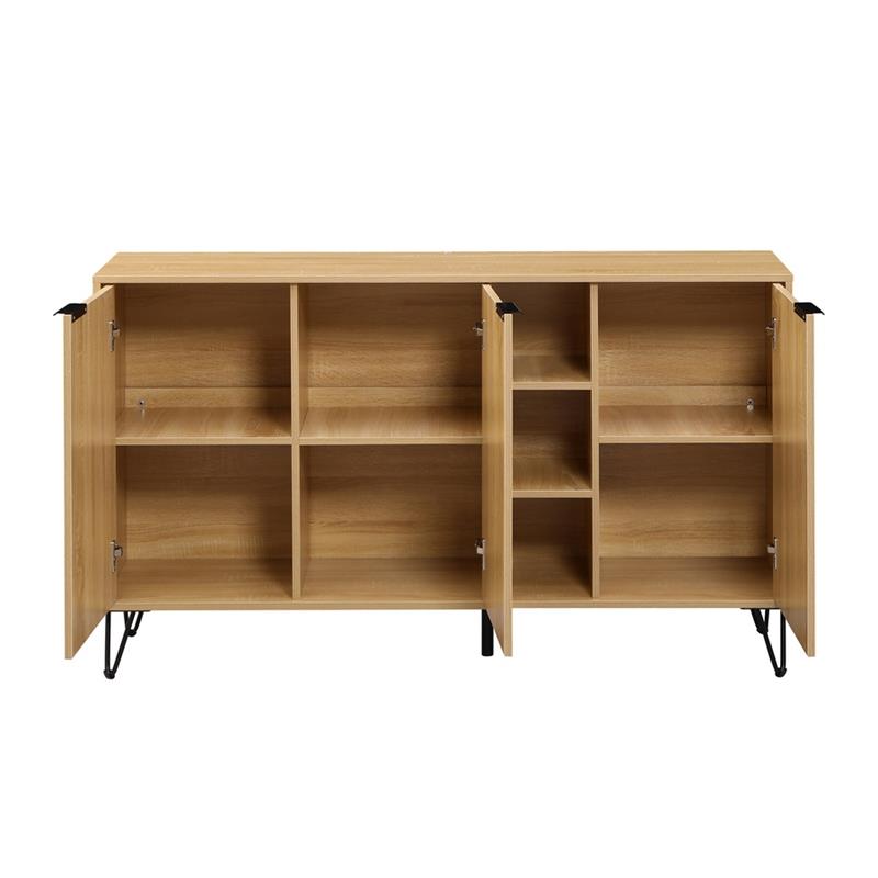 MADRID CREDENZA ROVERE 142X35,6X83 CM