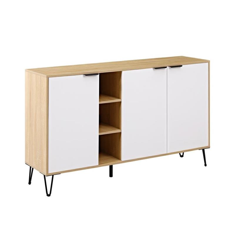 MADRID CREDENZA ROVERE/BIANCO 142X35,6X83 CM