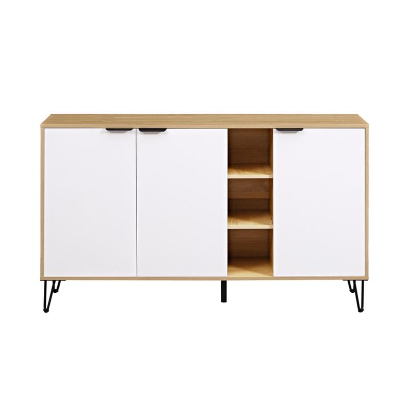 MADRID CREDENZA ROVERE/BIANCO 142X35,6X83 CM