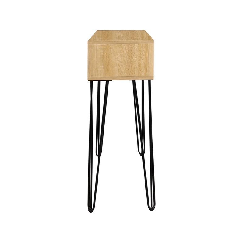 MADRID CONSOLLE ROVERE/NERO 124,5X30X78 CM