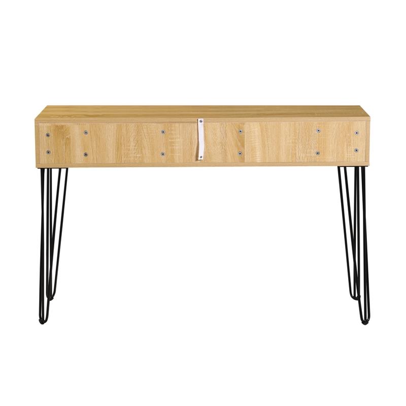 MADRID CONSOLLE ROVERE/NERO 124,5X30X78 CM