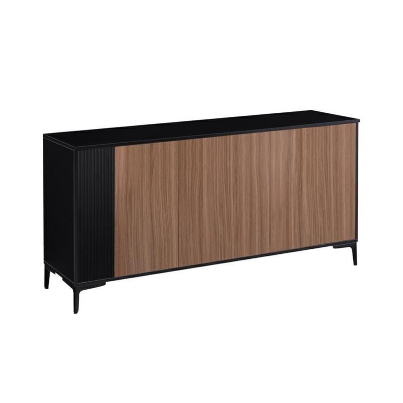 TOLEDO CREDENZA 3 ANTE NOCE/NERO 150,9X40X74 CM