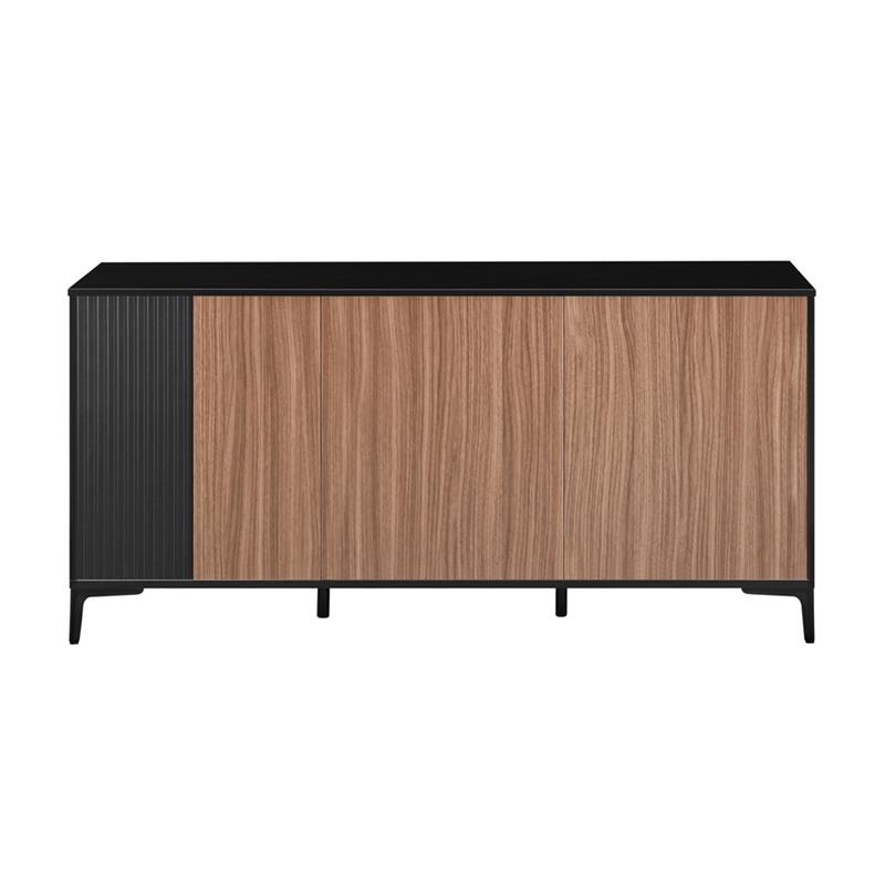 TOLEDO CREDENZA 3 ANTE NOCE/NERO 150,9X40X74 CM