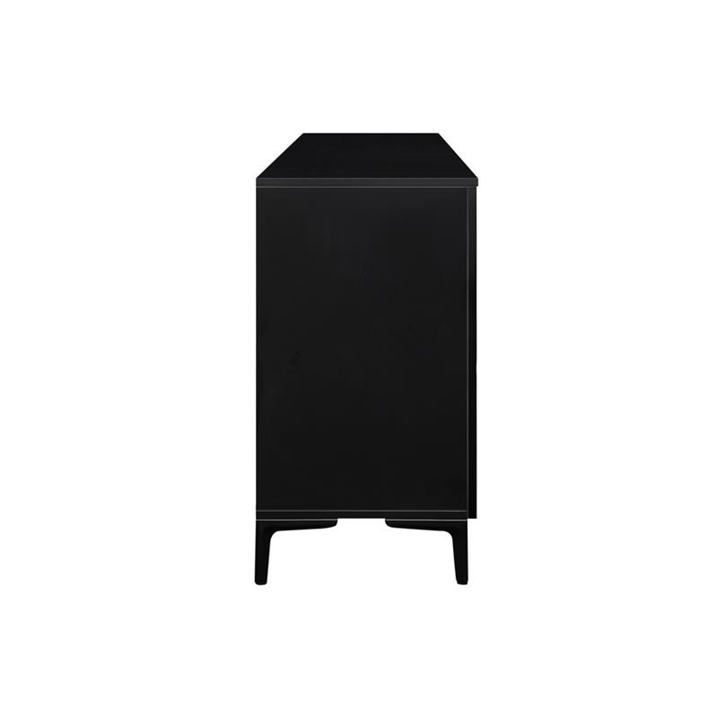 TOLEDO CREDENZA 4 ANTE NOCE/NERO 200X40X74 CM