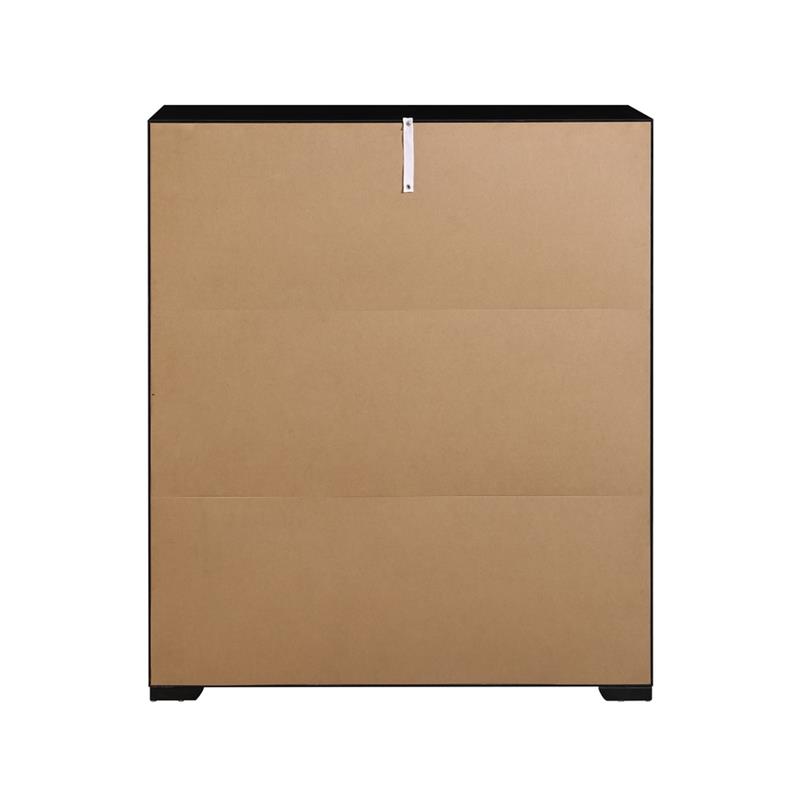 TOLEDO CASSETTIERA 6C +1A NOCE/NERO 100X40X117 CM