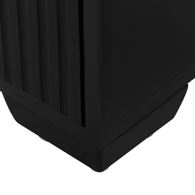 TOLEDO CASSETTIERA 6C +1A NOCE/NERO 100X40X117 CM