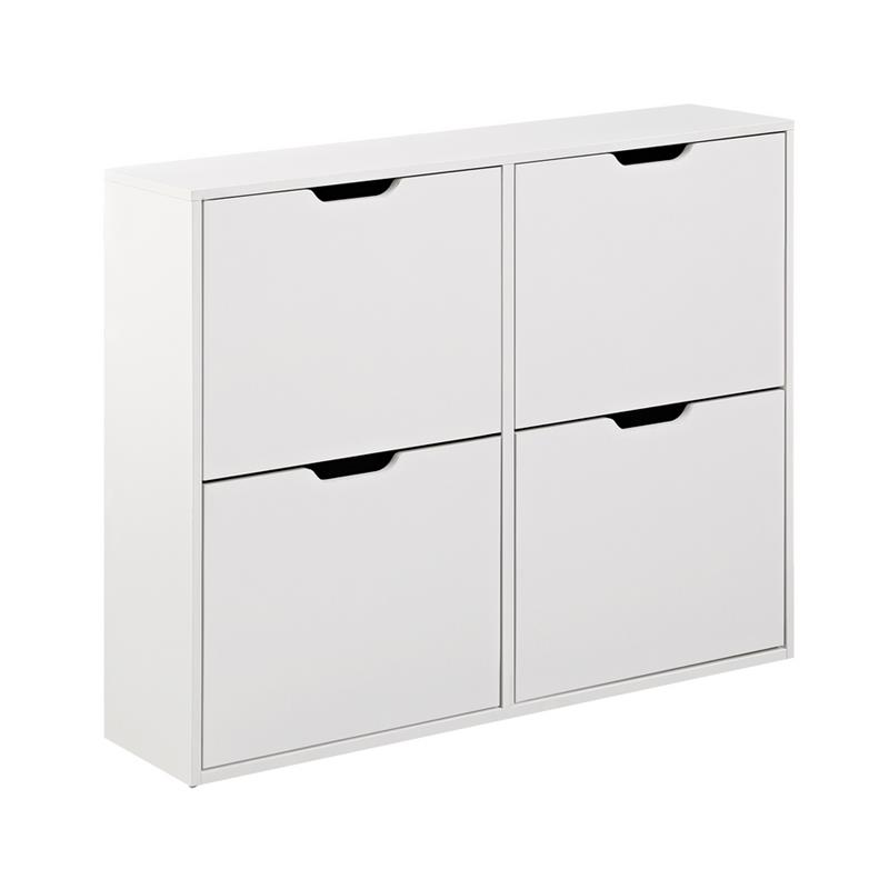 SKY SCARPIERA 4 ANTE ORIZ. BIANCA 105X24X82 CM