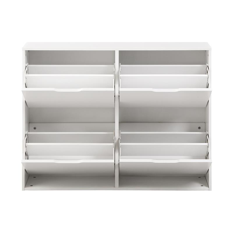 SKY SCARPIERA 4 ANTE ORIZ. BIANCA 105X24X82 CM