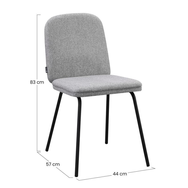 KAREN SEDIA GRIGIO CHIARO