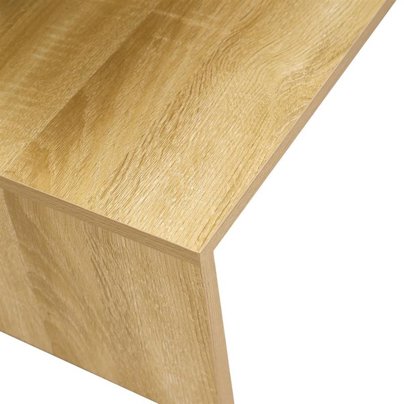 CELIO TAVOLINO BIANCO E ROVERE 90X59,6X42 CM