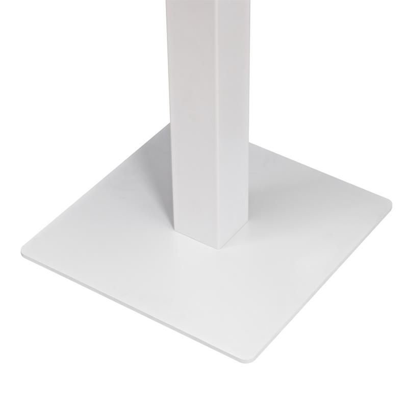 JAGO TAVOLO BIANCO TOP ROVERE CHIARO 70X70X74 CM