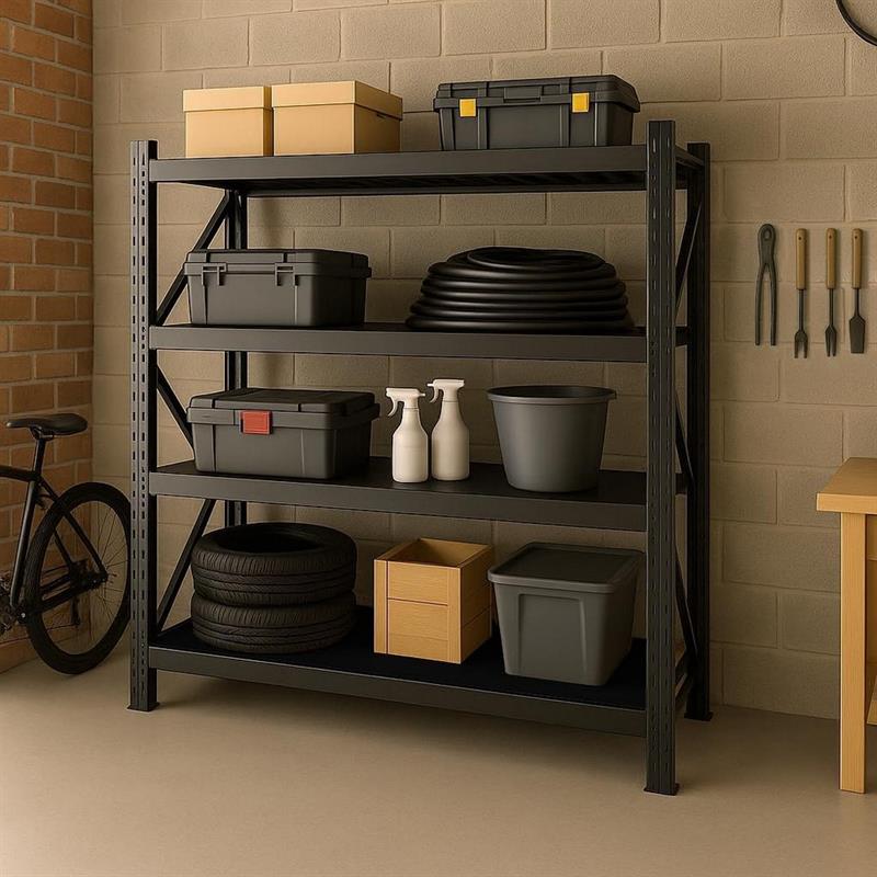 SCAFF RACK PES 200X50X200CM NERO