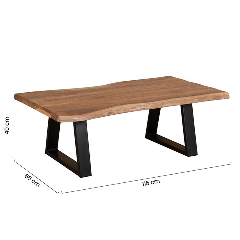 ACHILLE TAVOLO COFFE ACACIA 115X65X40CM