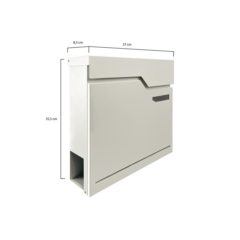 WILL CASSETTA POSTALE BIANCA 37X8,5X35,5
