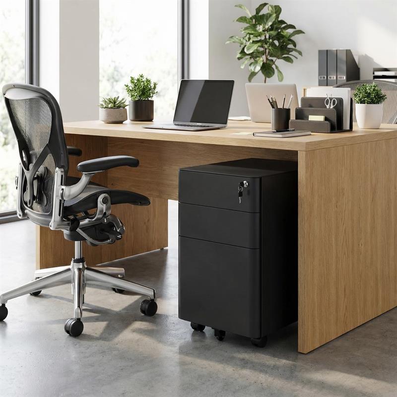 KAY CASSETTIERA METAL NERA 3C 30X50X59,5