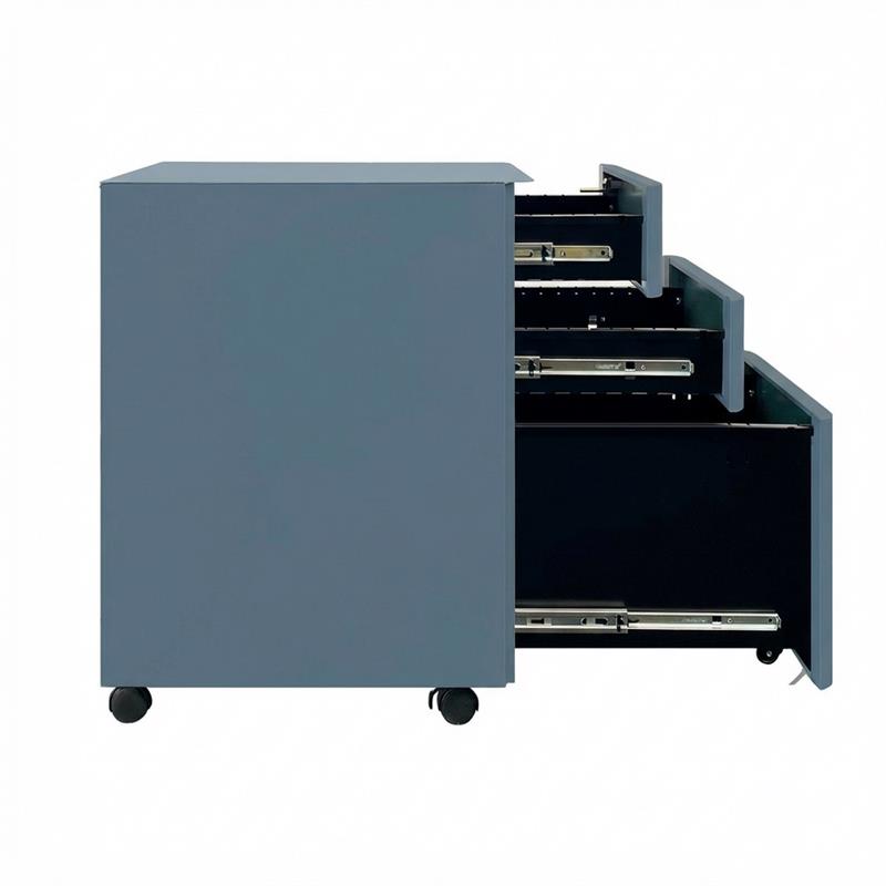 KAY CASSETTIERA METAL CERULEO 3C 30X50X59,5