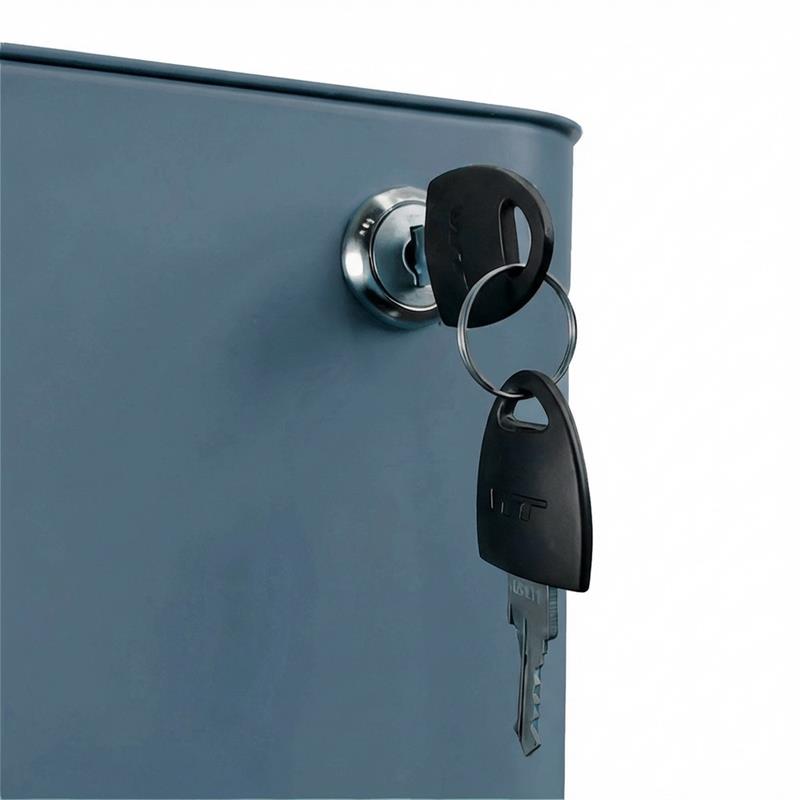 KAY CASSETTIERA METAL CERULEO 3C 30X50X59,5