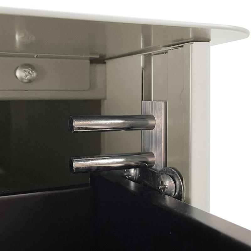 KAY CASSETTIERA METAL BIANCA 3C 30X50X59,5