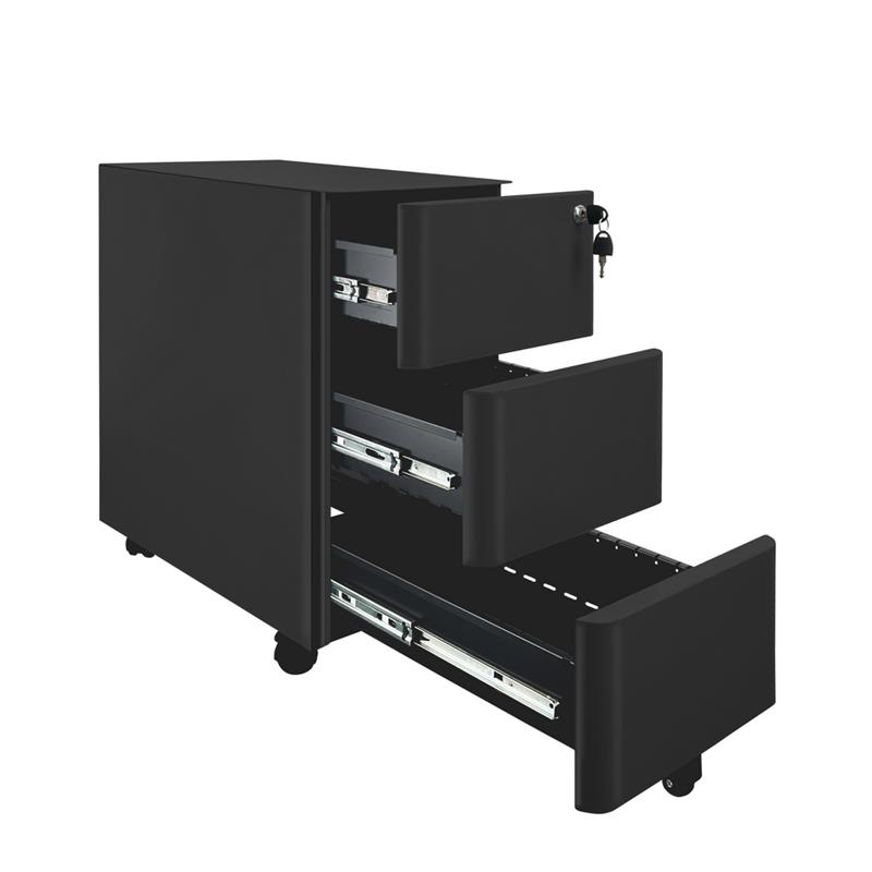 RILEY CASSETTIERA METAL NERA 3C 30X50X54