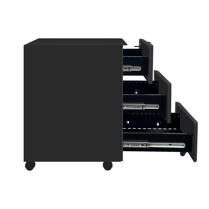 RILEY CASSETTIERA METAL NERA 3C 30X50X54