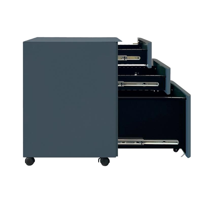 RILEY CASSETTIERA METAL CERULEO 3C 30X50X54