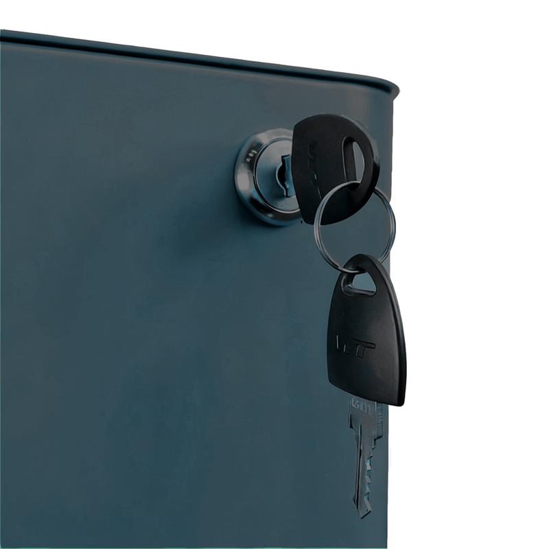 RILEY CASSETTIERA METAL CERULEO 3C 30X50X54