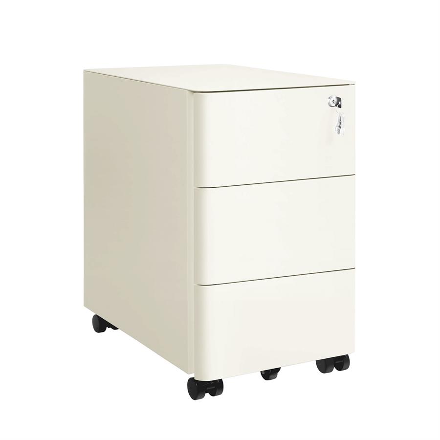 RILEY CASSETTIERA METAL BIANCA 3C 30X50X54