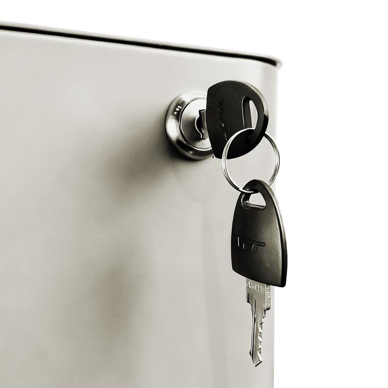 RILEY CASSETTIERA METAL BIANCA 3C 30X50X54