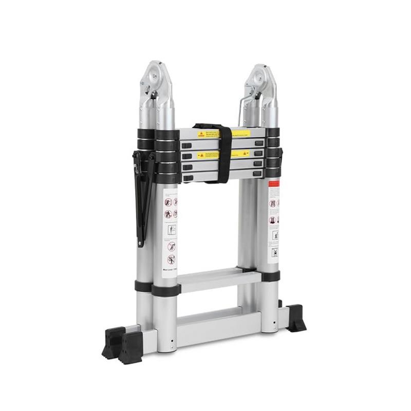 SCALA TELESCOPICA  PIEGHEVOLE ALLUMINIO 3.8M