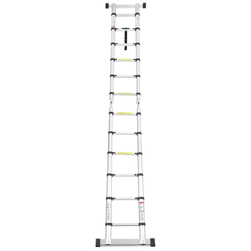 SCALA TELESCOPICA  PIEGHEVOLE ALLUMINIO 3.8M