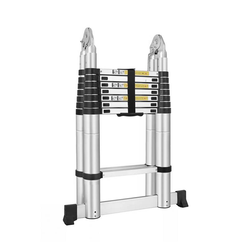 SCALA TELESCOPICA  PIEGHEVOLE ALLUMINIO 5M