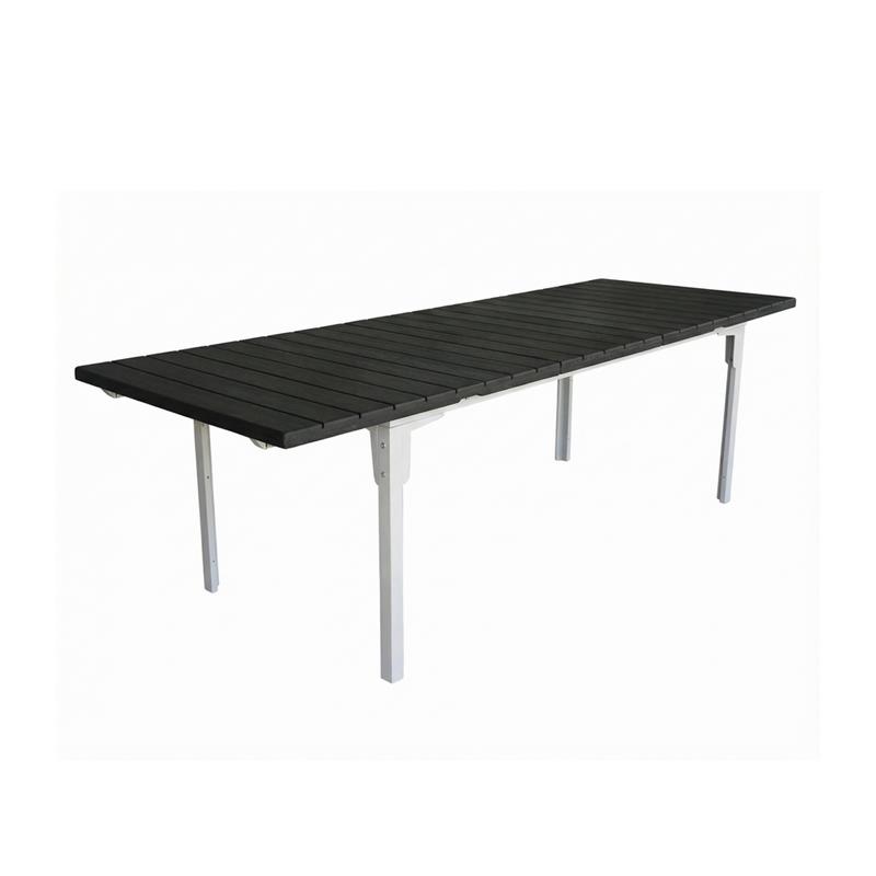 ANDY TAVOLO RESINA GRIGIO EXTEN 180-240X89,5X76