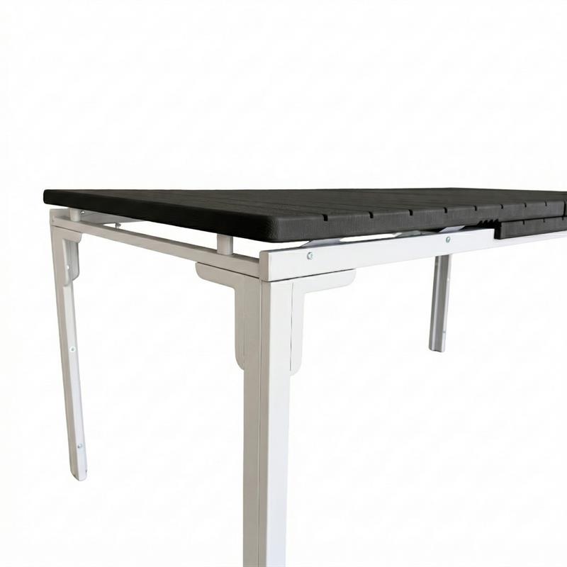 ANDY TAVOLO RESINA GRIGIO EXTEN 180-240X89,5X76