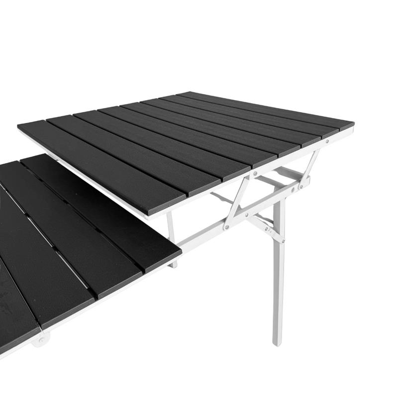 ANDY TAVOLO RESINA GRIGIO PIEG+EXTEN 166-214X78X76