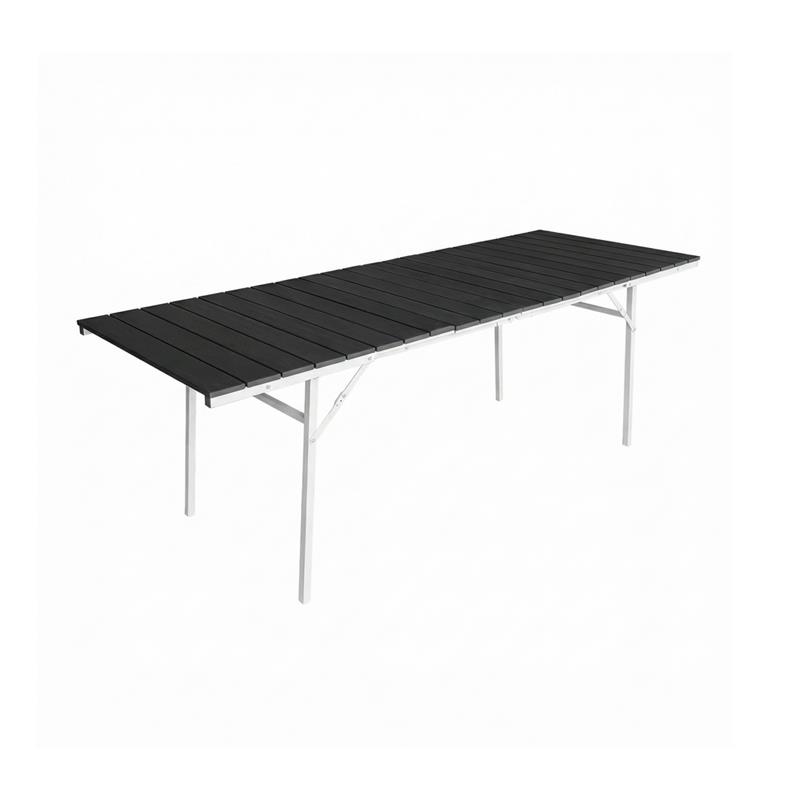 ANDY TAVOLO RESINA GRIGIO PIEG+EXTEN 166-214X78X76