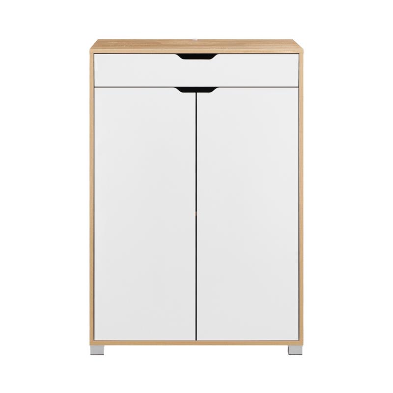 SKY MOBILETTO 2 ANTE 1 CASSETTO BIANCO/ROVERE 76,8X50X113 CM