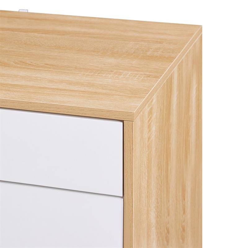 SKY MOBILETTO 2 ANTE 1 CASSETTO BIANCO/ROVERE 76,8X50X113 CM