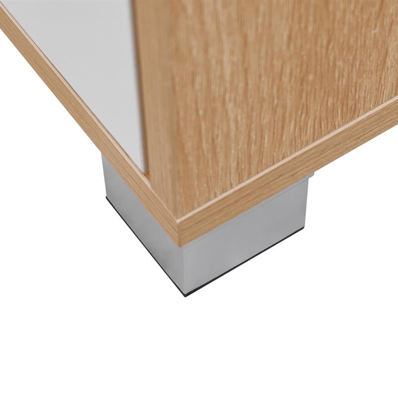 SKY MOBILETTO 2 ANTE 1 CASSETTO BIANCO/ROVERE 76,8X50X113 CM