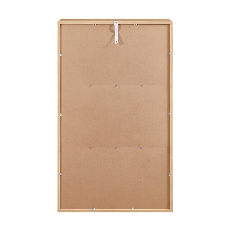 SKY CASSETTIERA 6 CASSETTI BIANCO/ROVERE 68X40X115 CM