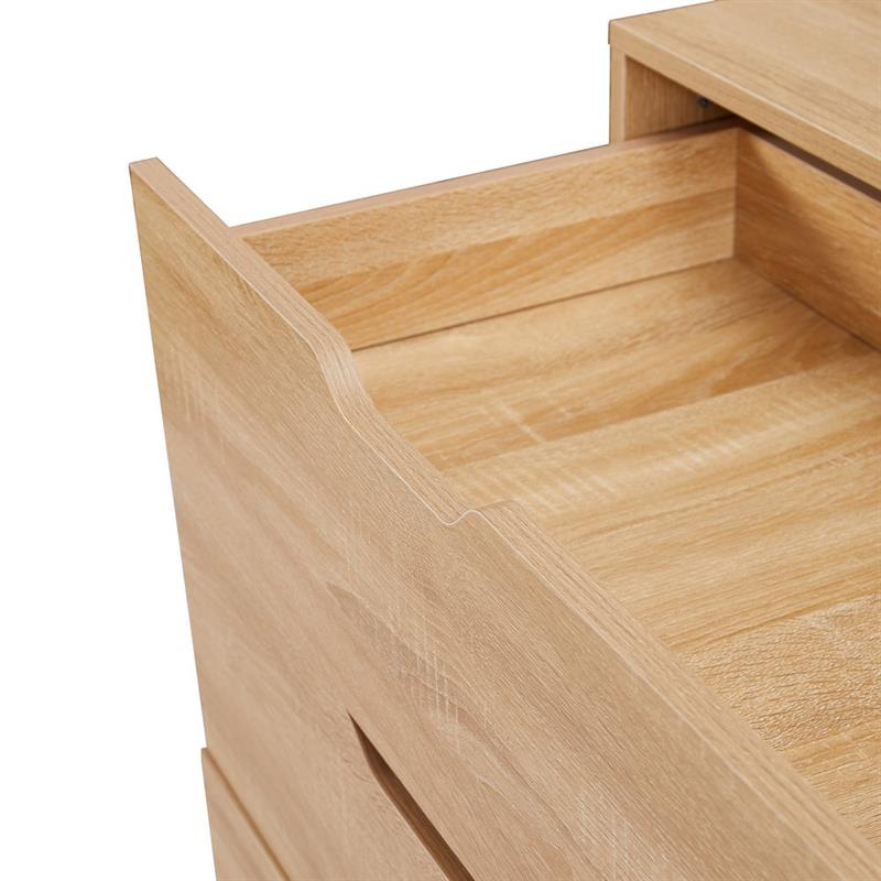 SKY CASSETTIERA 6 CASSETTI ROVERE 68X40X115 CM