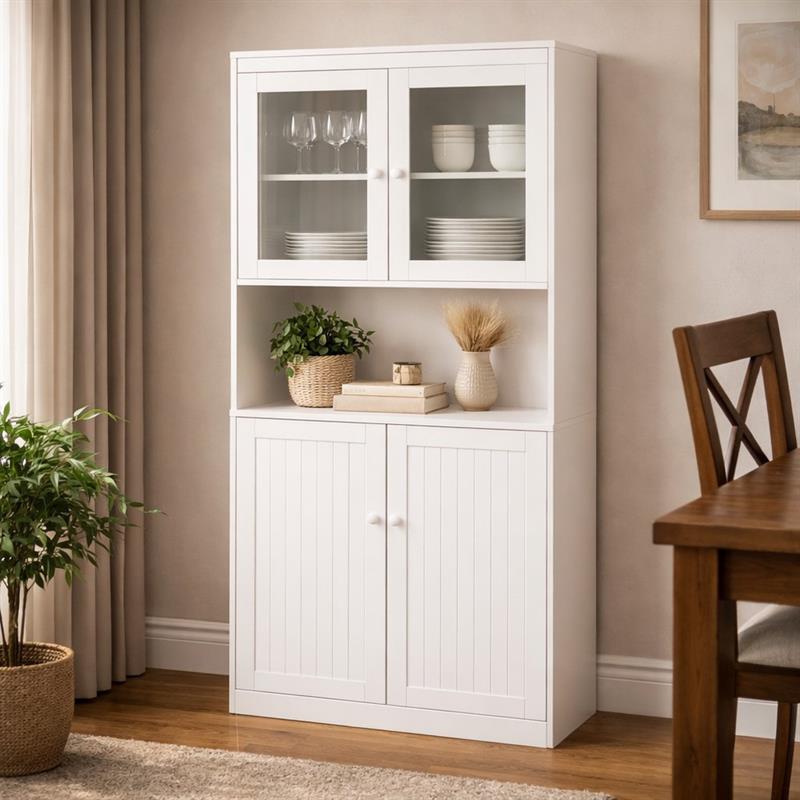 PROVENZA CREDENZA BIANCA 84X32X190 CM