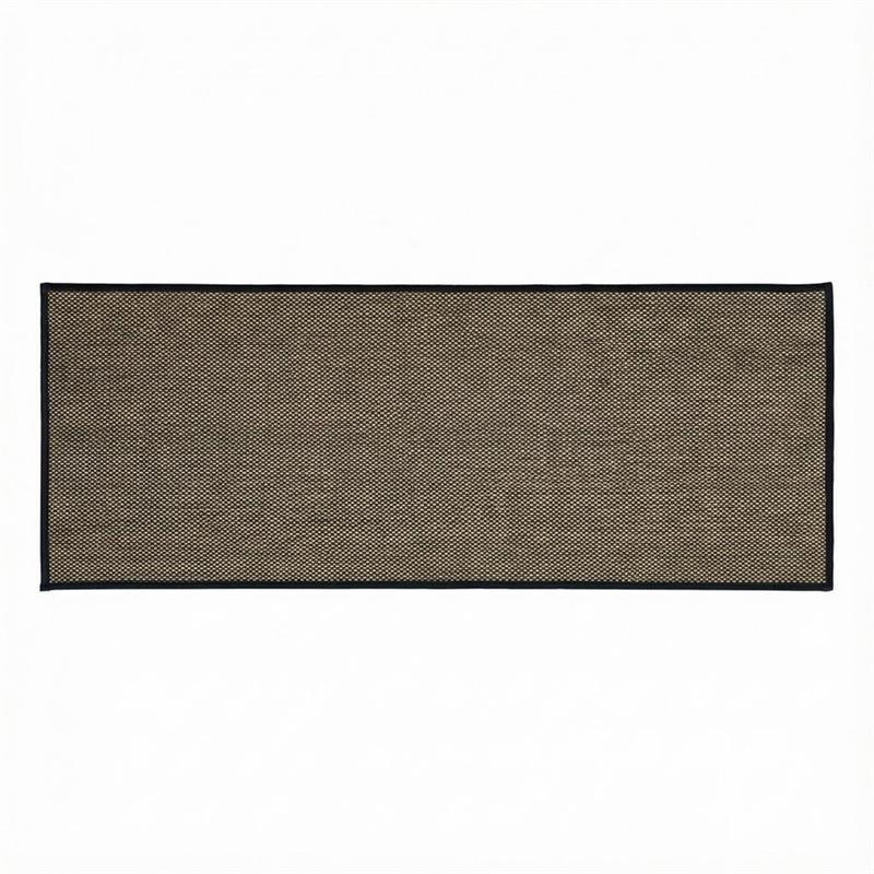 TAPPETO ANTISC. TRAMA INTRECCIATA 45X120 NERO