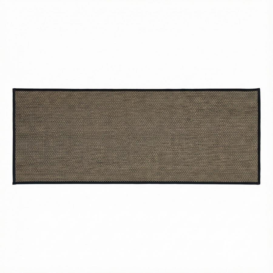 TAPPETO ANTISC. TRAMA INTRECCIATA 45X120 NERO