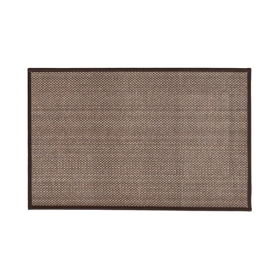 TAPPETO ANTISC. TRAMA INTRECCIATA 50X80 MARRONE